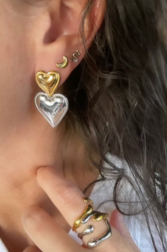 Libra Heart earrings