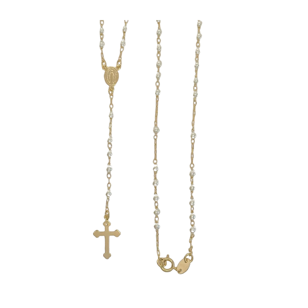 Milagros Rosary Necklace