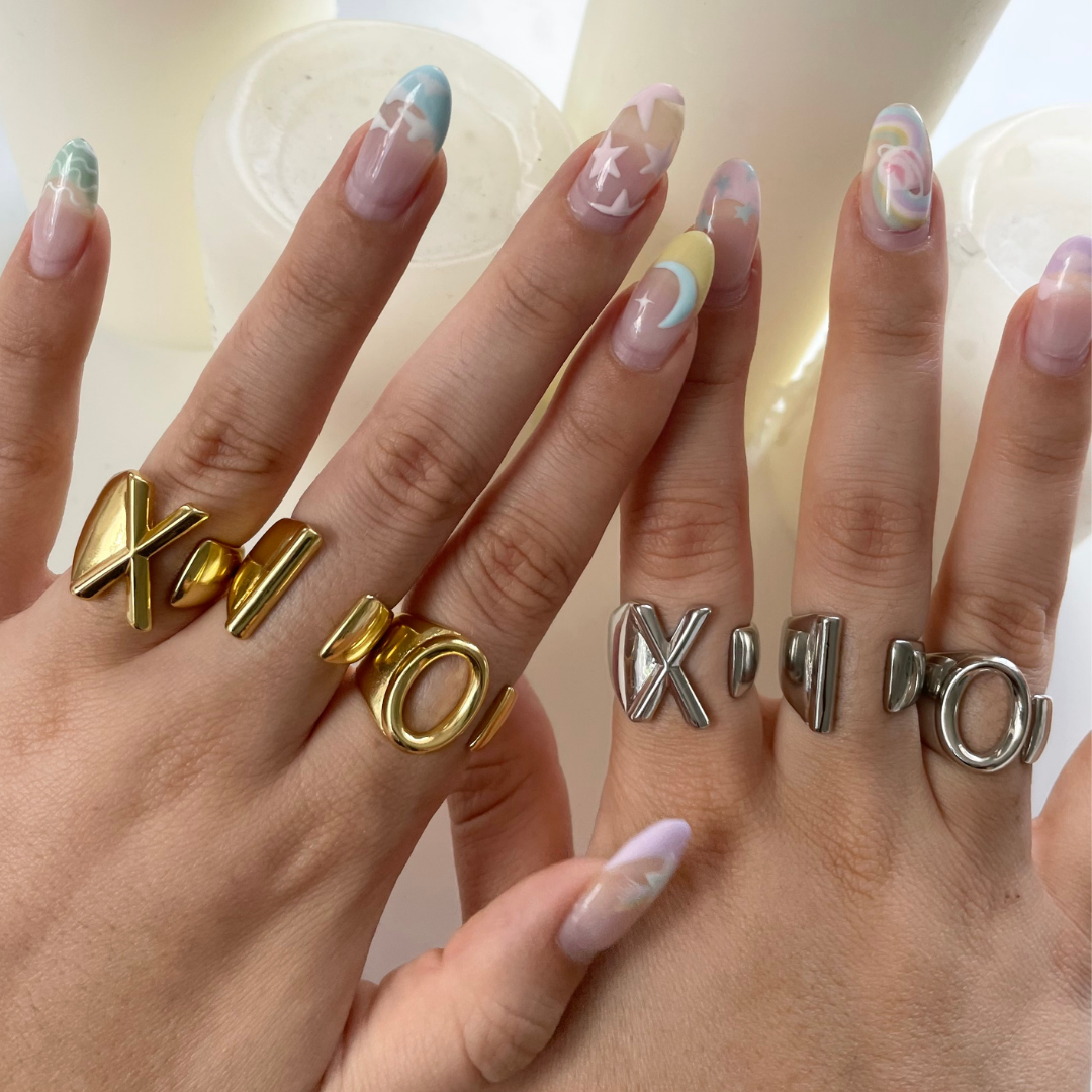 Expression Letter ring