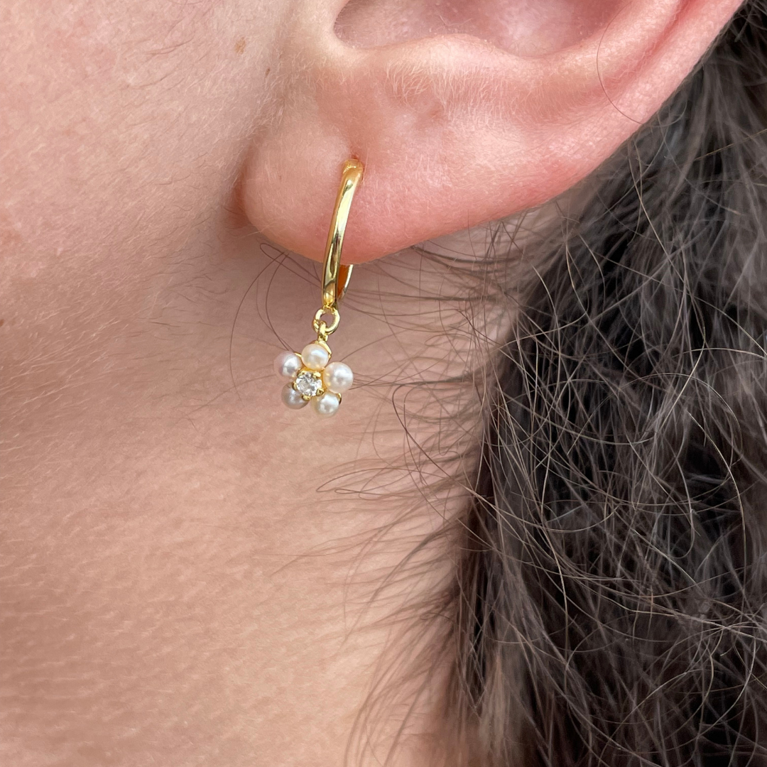 Flower Power Hoops