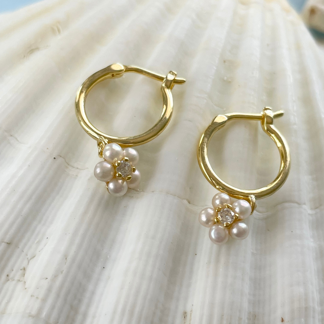 Flower Power Hoops