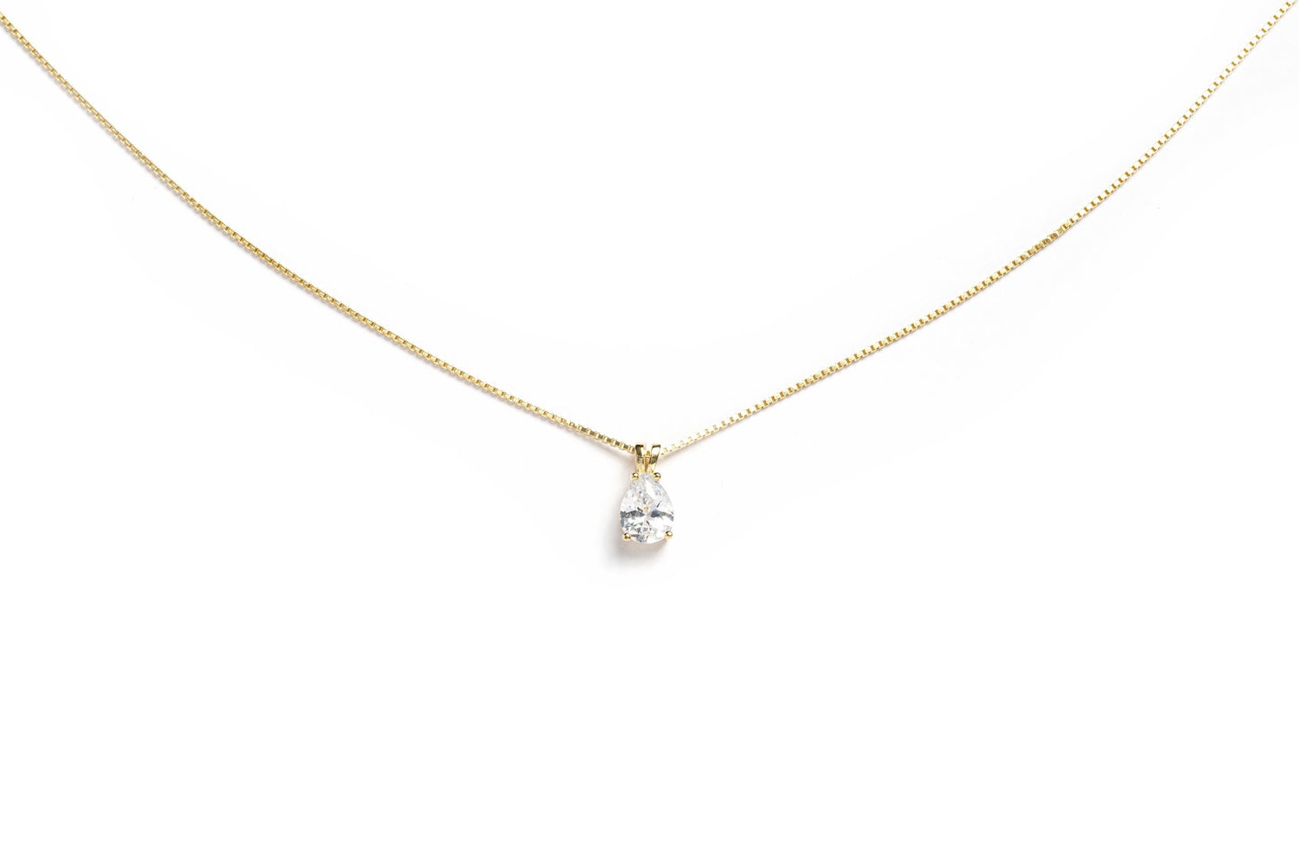 Single Tear Drop Necklace