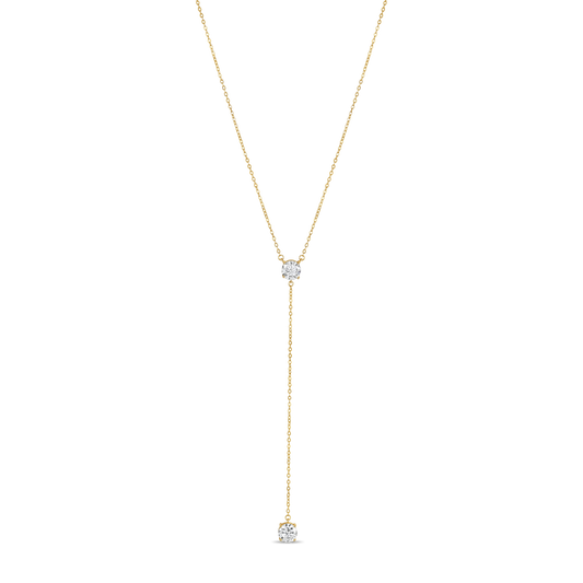 Crystal Drip Lariat
