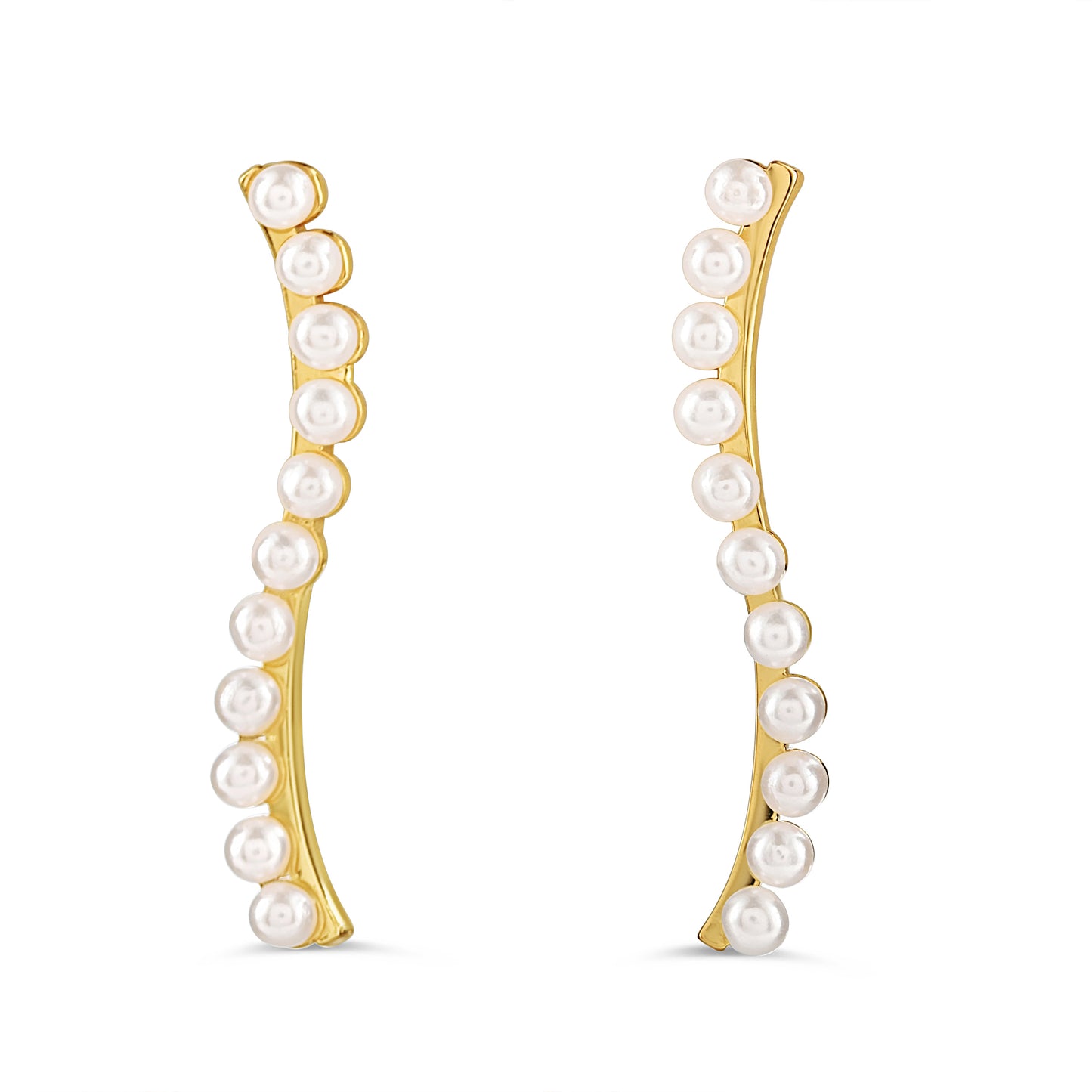 Pearl Bar Studs