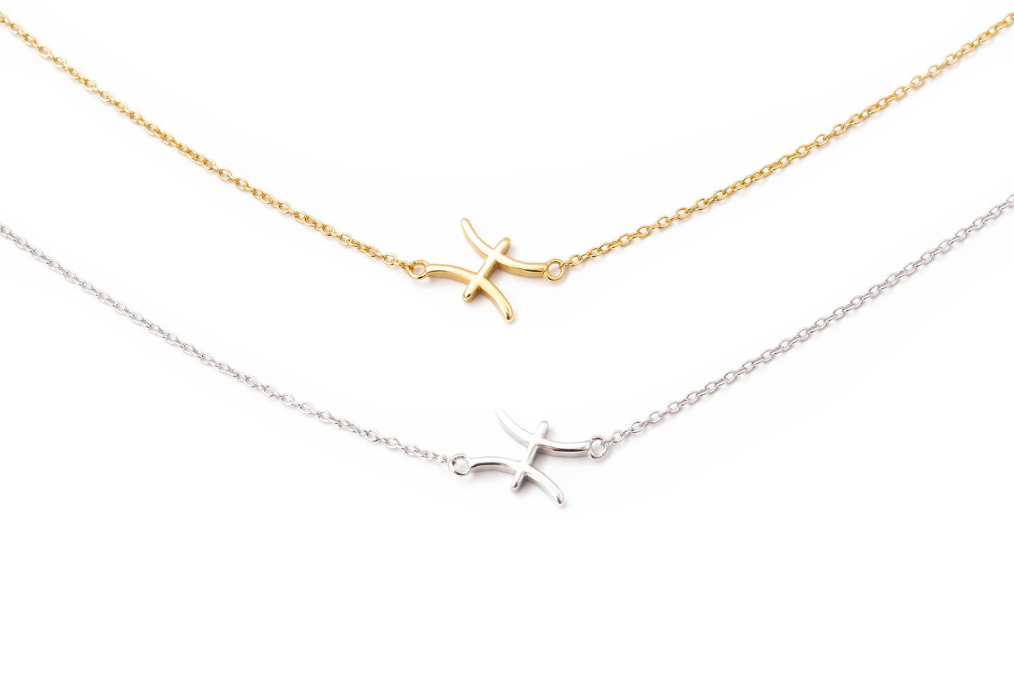 Mini Sideways Zodiac Necklace