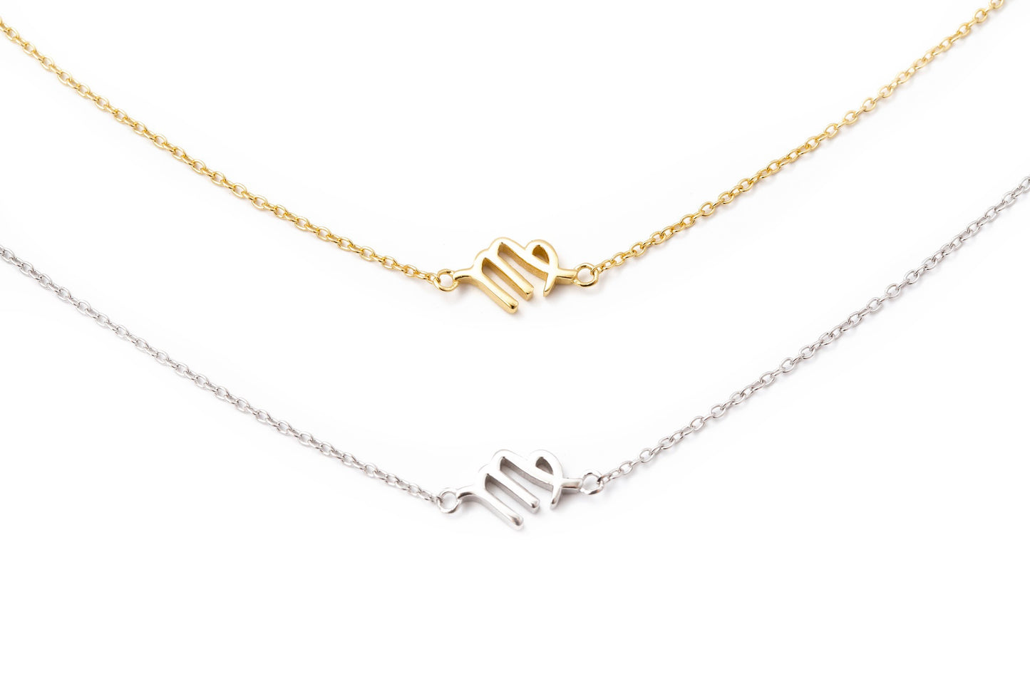 Mini Sideways Zodiac Necklace