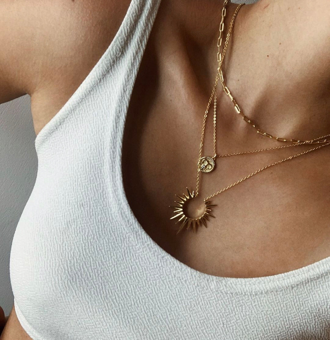 Celestial zodiac necklace