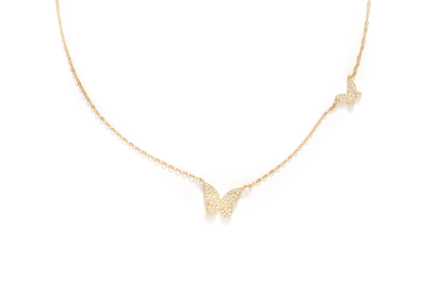 Double Mariposa Necklace