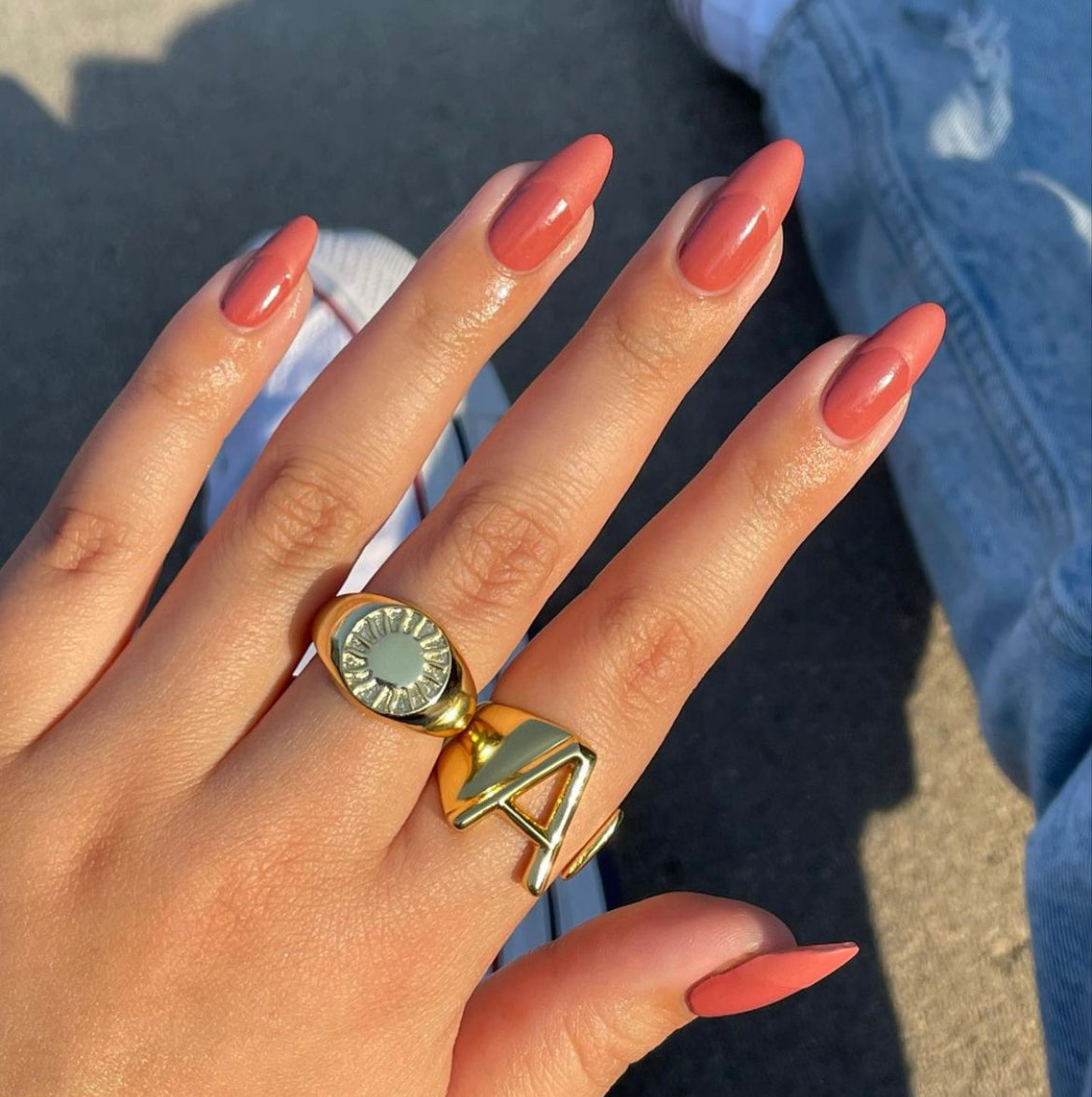 Expression Letter ring