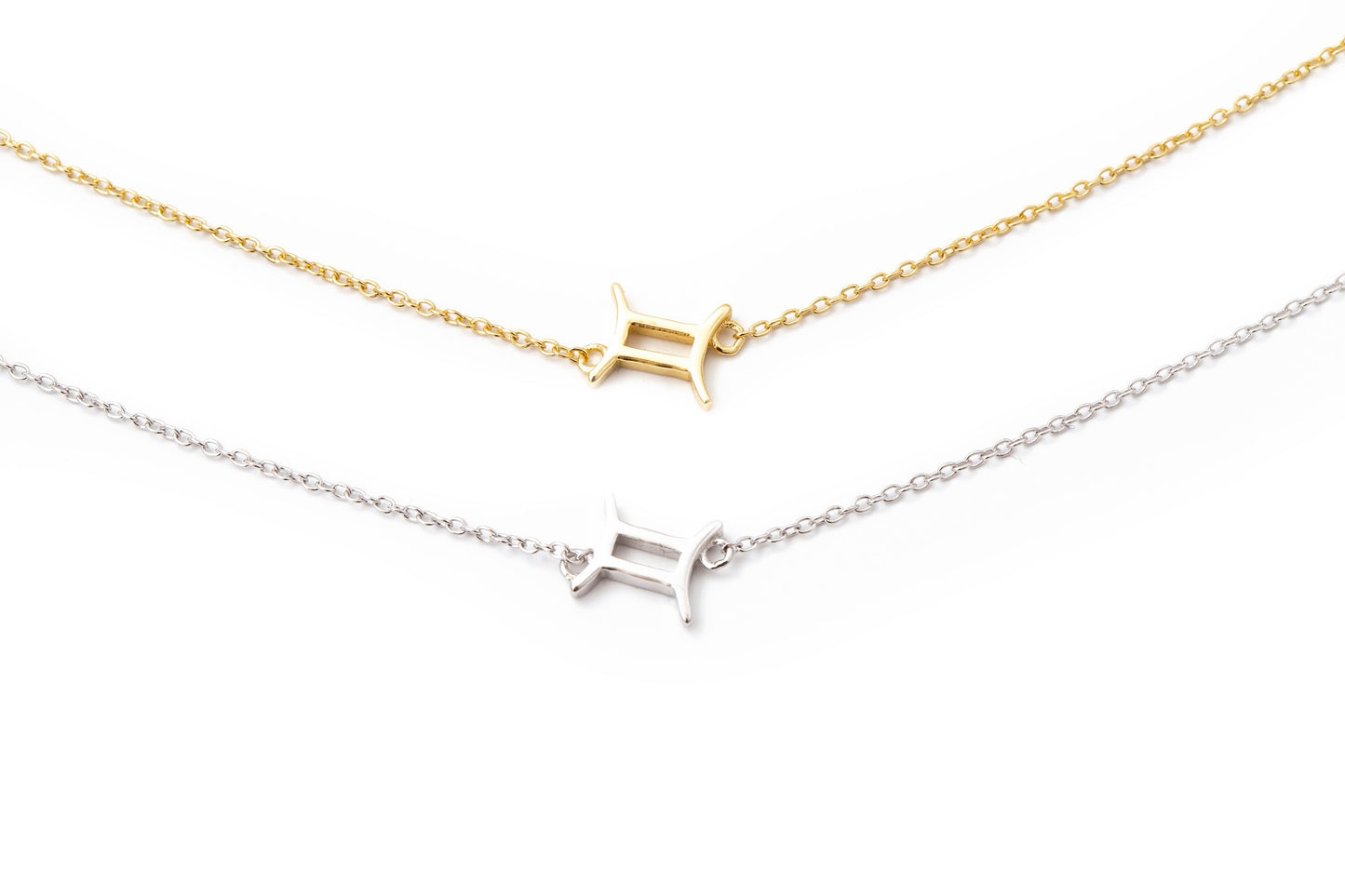 Mini Sideways Zodiac Necklace