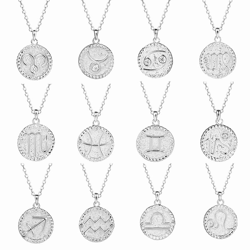 Celestial zodiac necklace