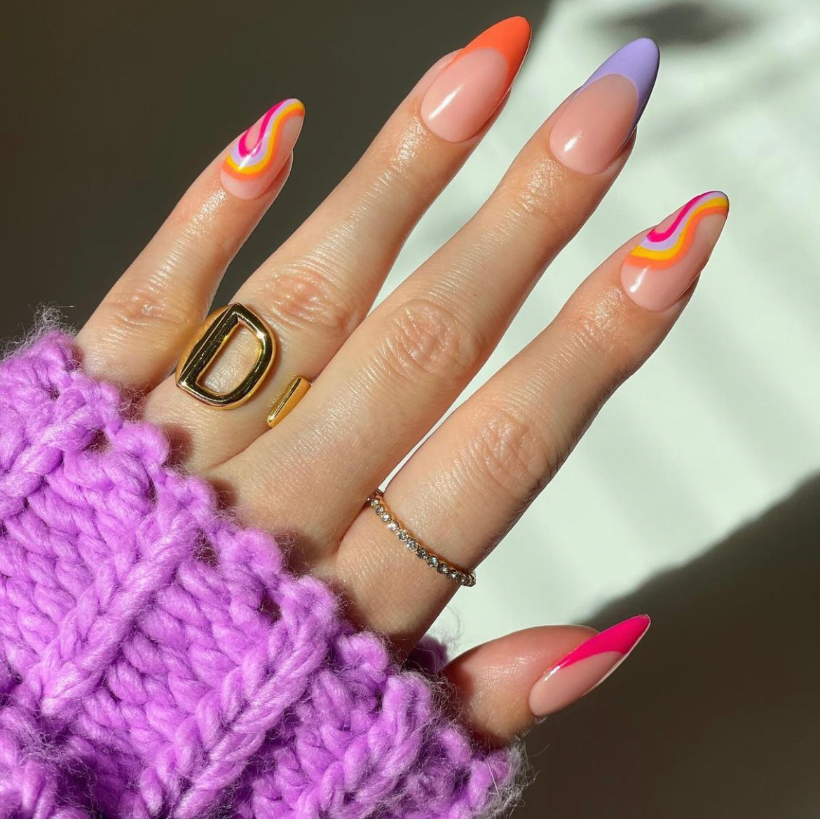 Expression Letter ring