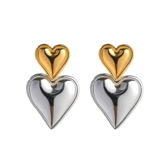 Libra Heart earrings