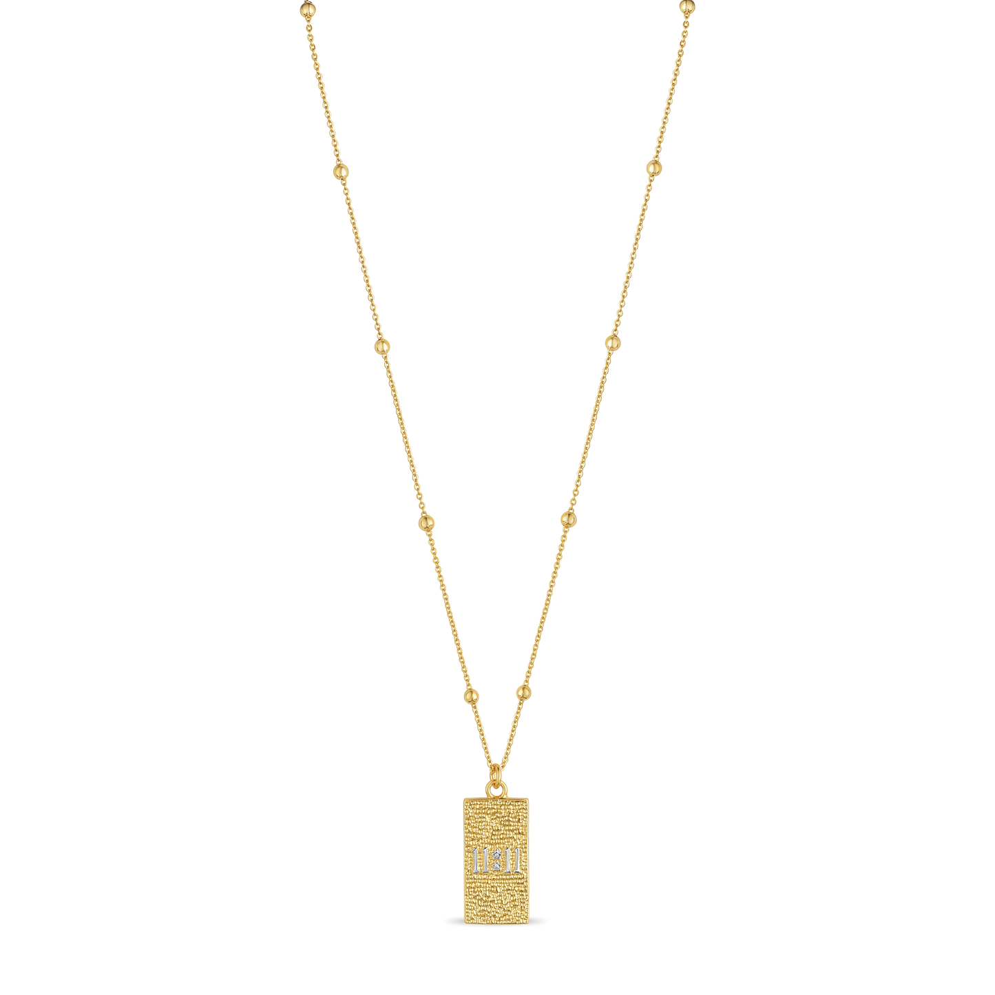 11:11 Card Necklace