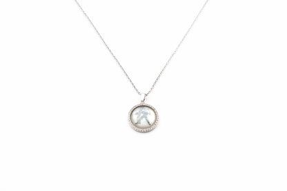 Mother Of Pearl Zodiac  Necklace